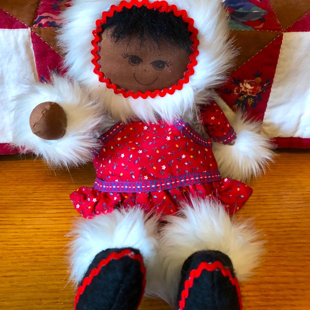 Eskimo Cheery Doll Candy 🍭 Holder, Handmade